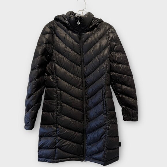 Calvin Klein Packable Lightweight Premium Down Hooded Puffer Jacket Size L - Picture 1 of 4